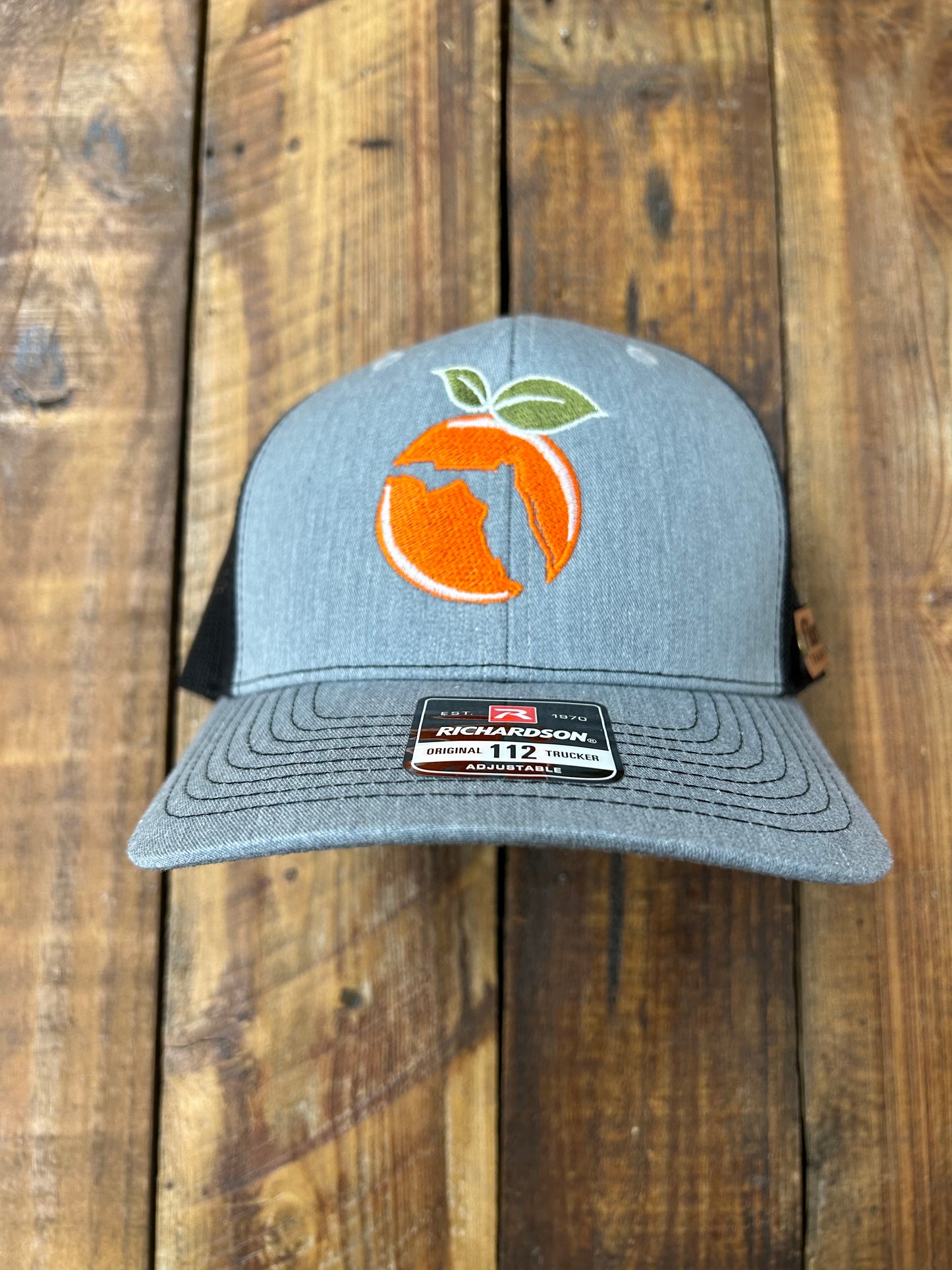 Heather Grey/Black FL Orange Logo 112 Embroidered