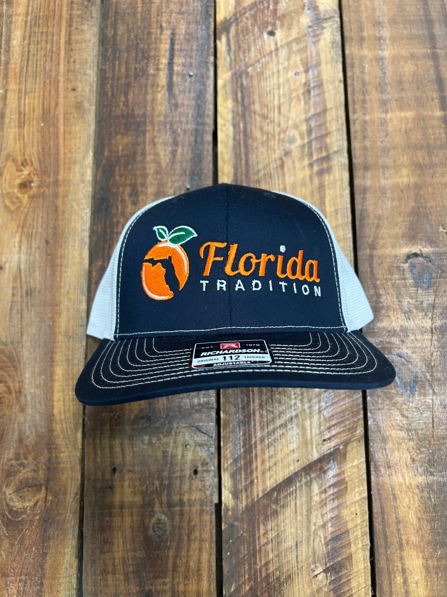 FL Traditions Embroidered Orange FL Logo 112FP Hat