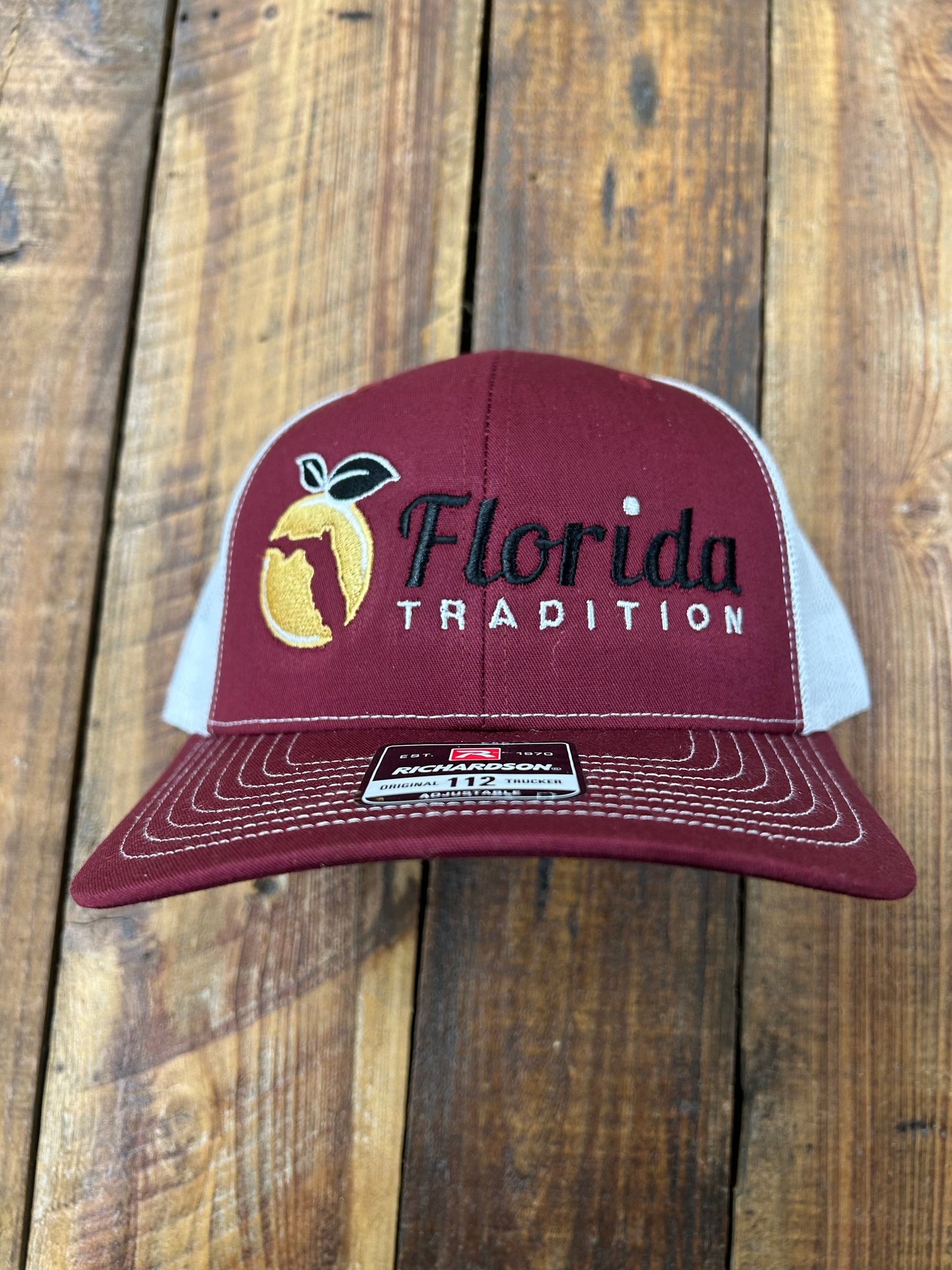 Maroon/White FL Orange FL Tradition Embroidered Logo 112