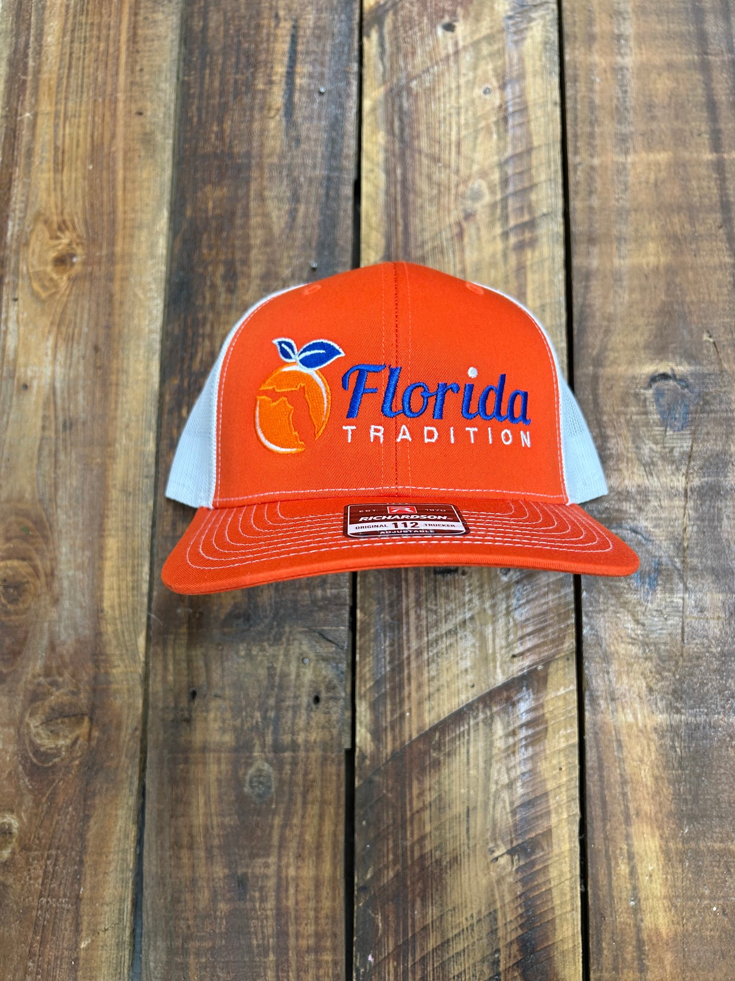 Orange/White FL Orange S FL Tradition Embroidered 112
