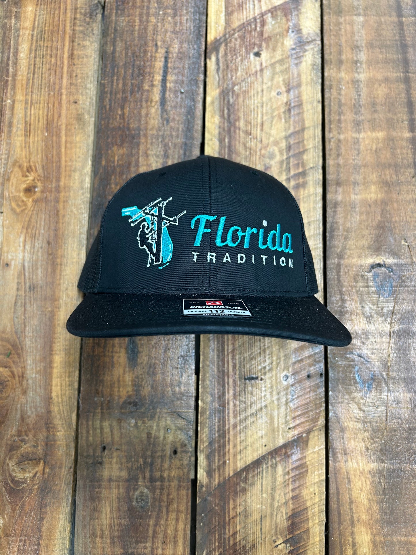 Black Embroidered FL Tradition Lineman 112